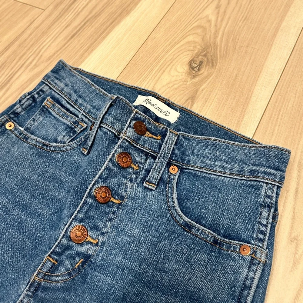 LIKE NEW Madewell Women’s 10" High-Rise Skinny Denim Jeans_3